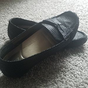 Black Leather Loafers